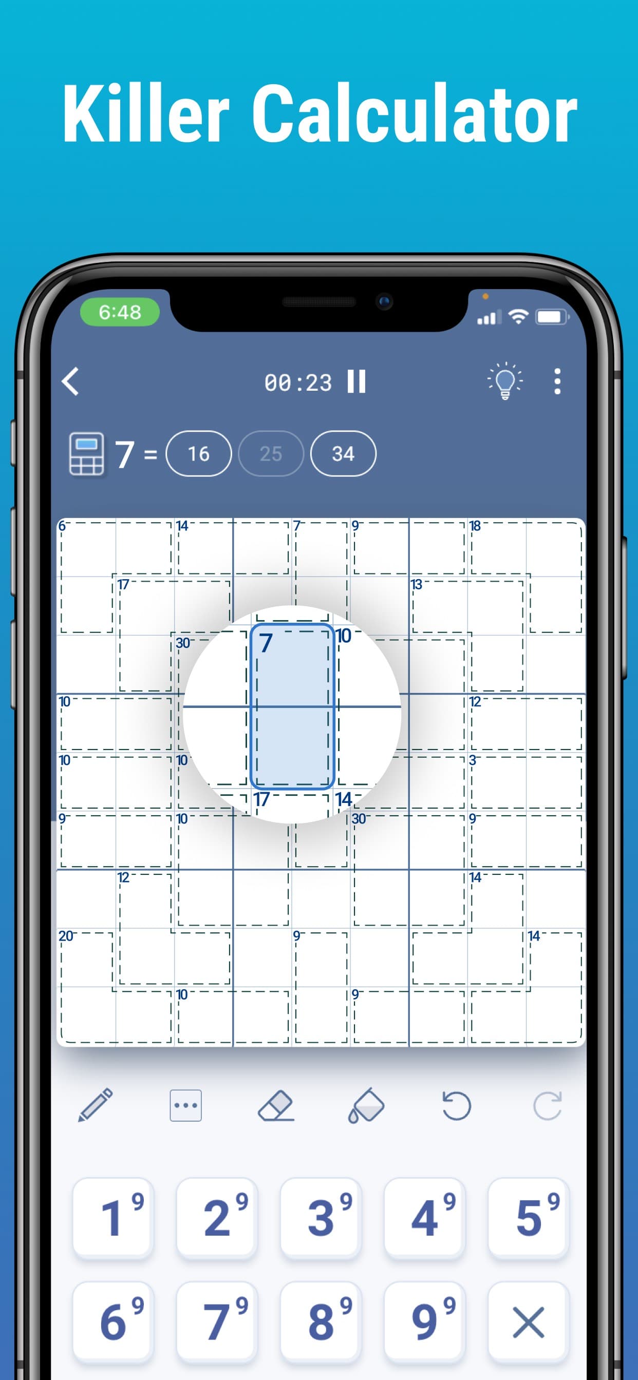 Killer Sudoku by Logic Wiz screenshot 3 - screenshot
