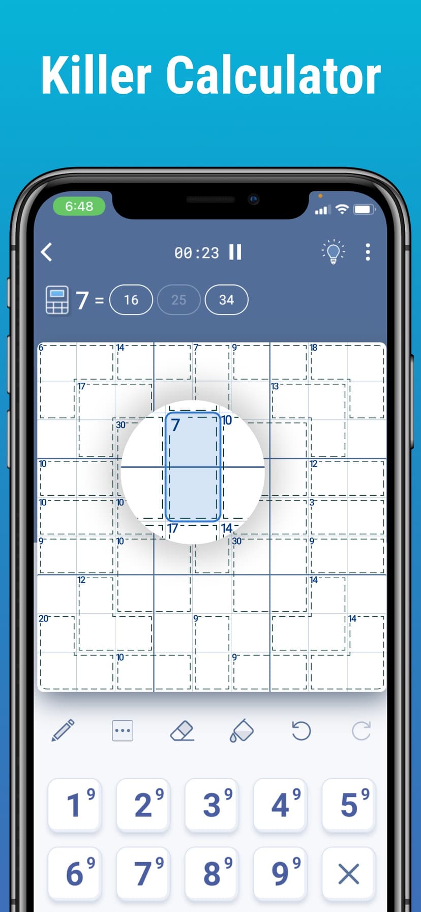 Killer Sudoku by Logic Wiz screenshot 3 - screenshot