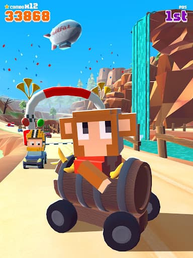 Blocky Racer - Endless Racing screenshot 13 - screenshot