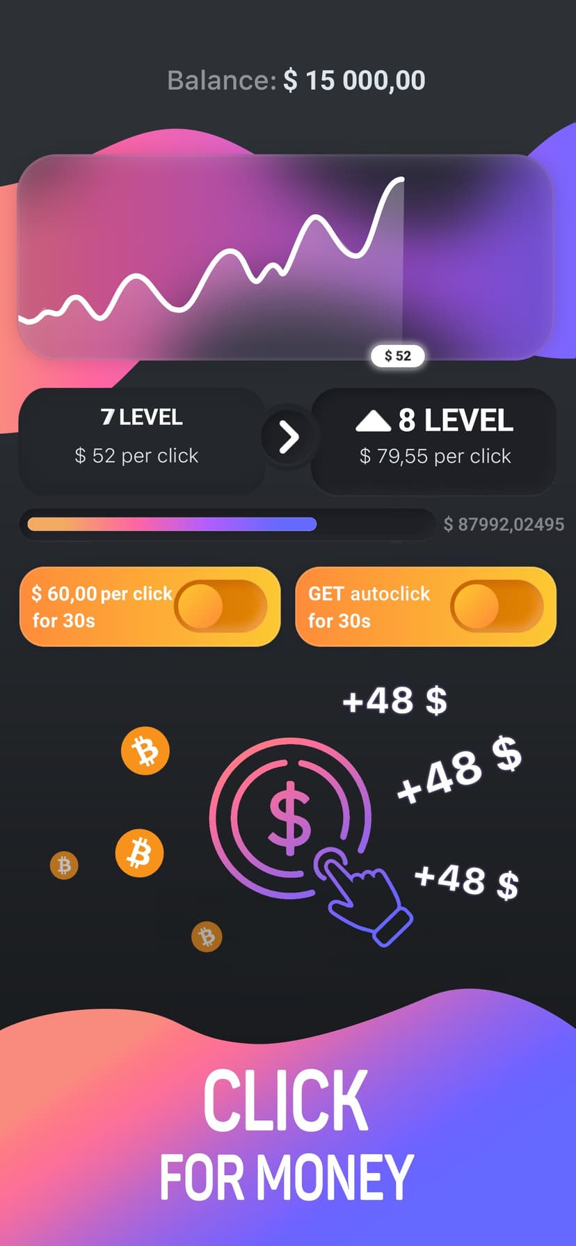 Finance Clicker: Trade Tycoon screenshot 1 - screenshot