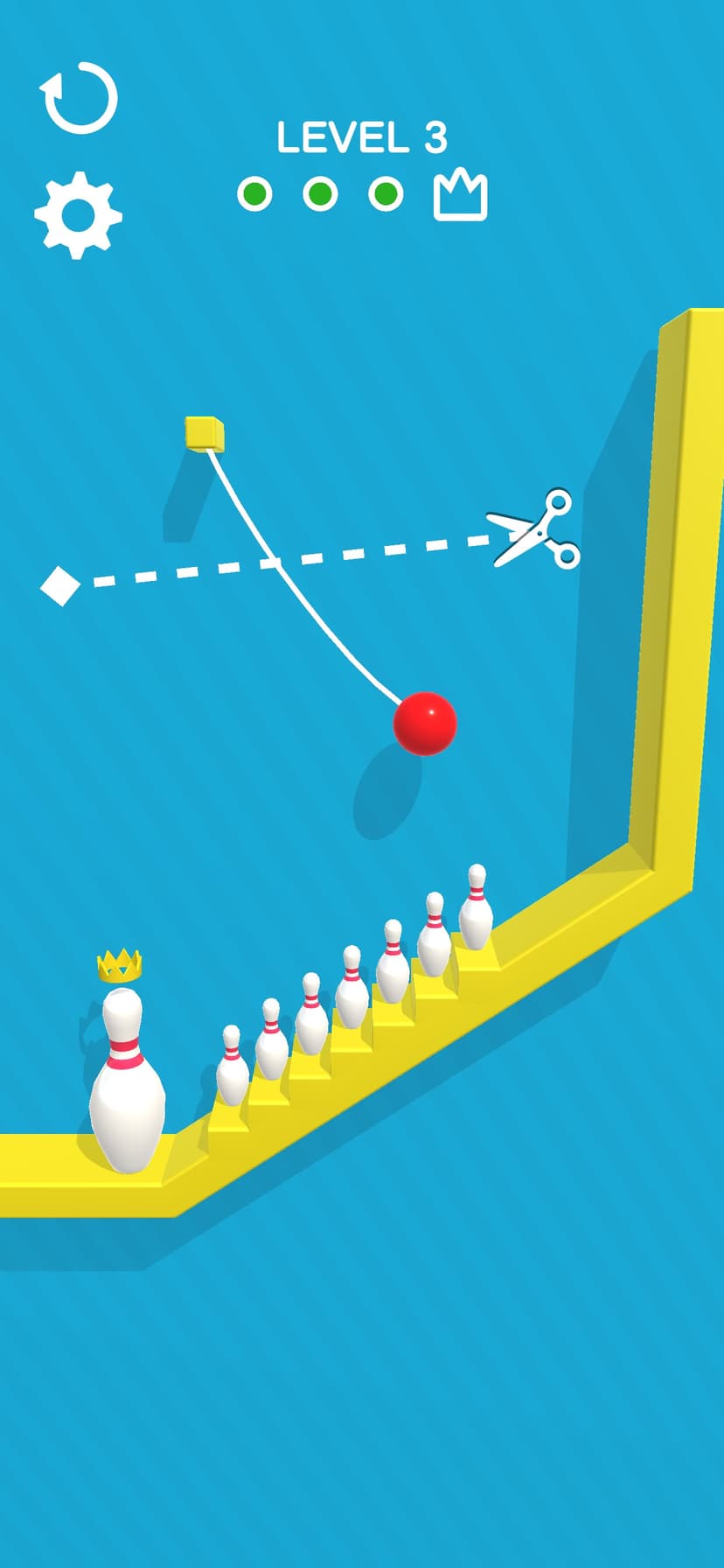 Rope Bowling screenshot 1 - screenshot