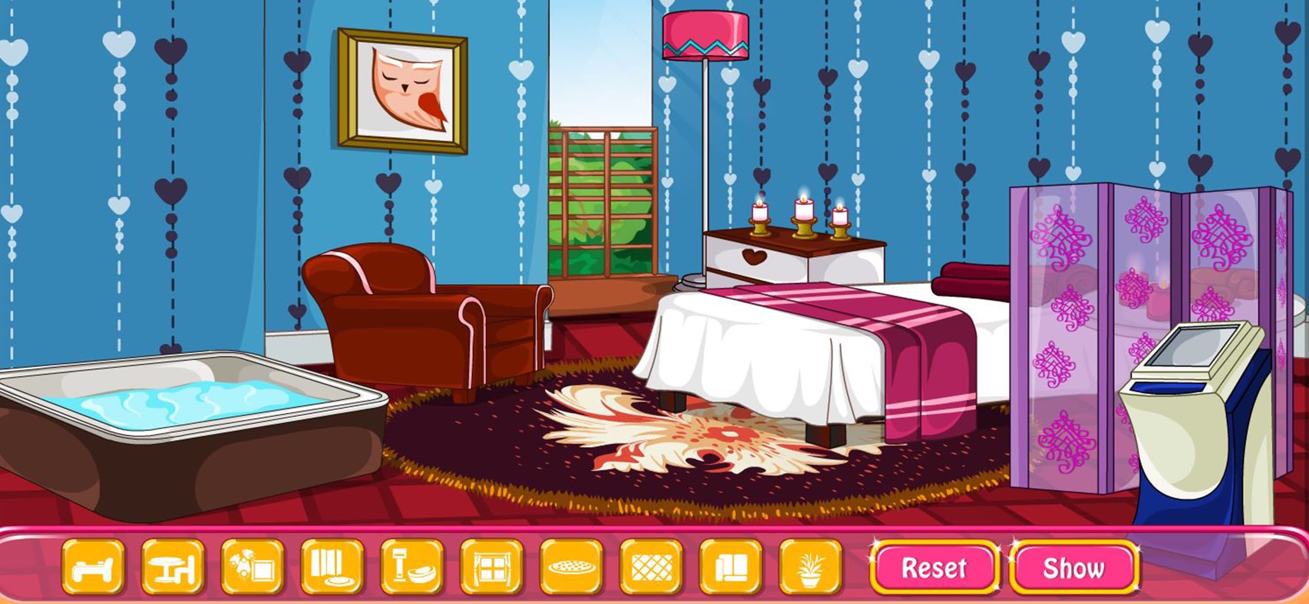 Girly room decoration game screenshot 2 - screenshot