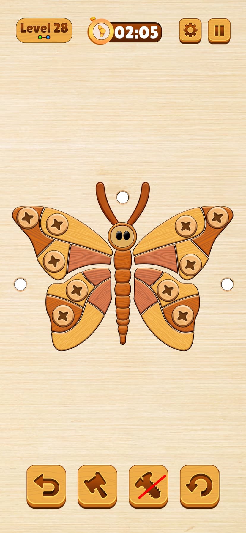Wood Nuts & Bolt: Screw Puzzle screenshot 2 - screenshot