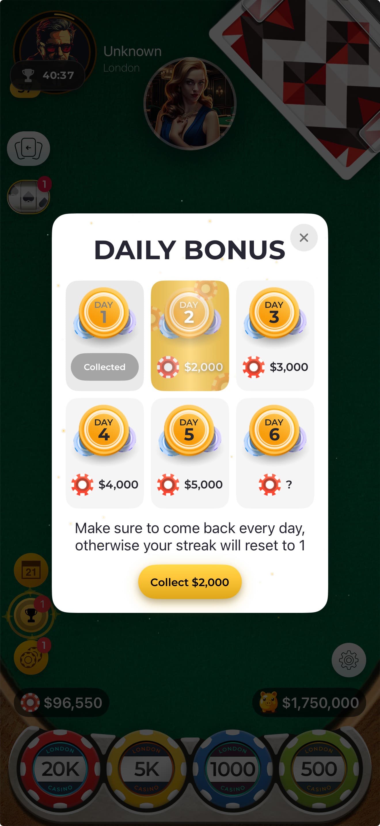 Blackjack screenshot 4 - screenshot