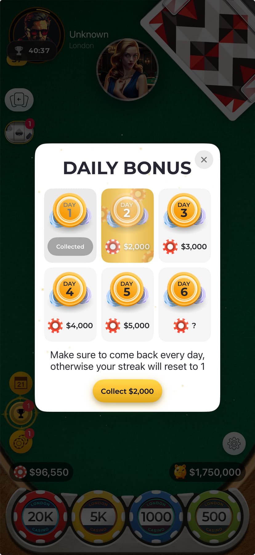 Blackjack screenshot 4 - screenshot