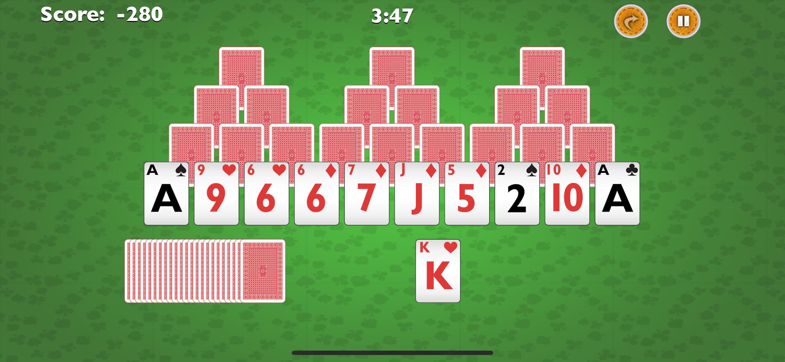 Tri-Peaks Solitaire screenshot 2 - screenshot