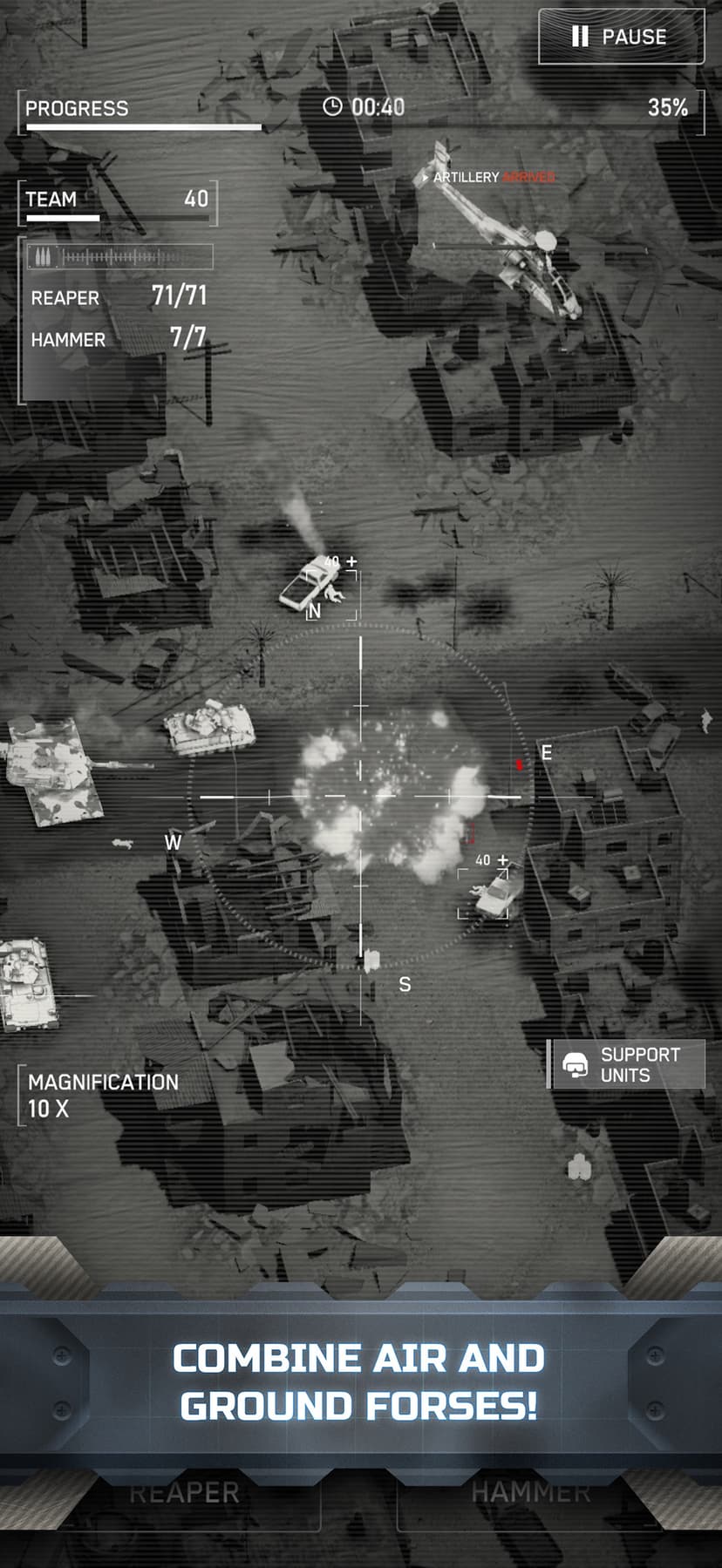 Modern Gunships: AC130 Game screenshot 1 - screenshot