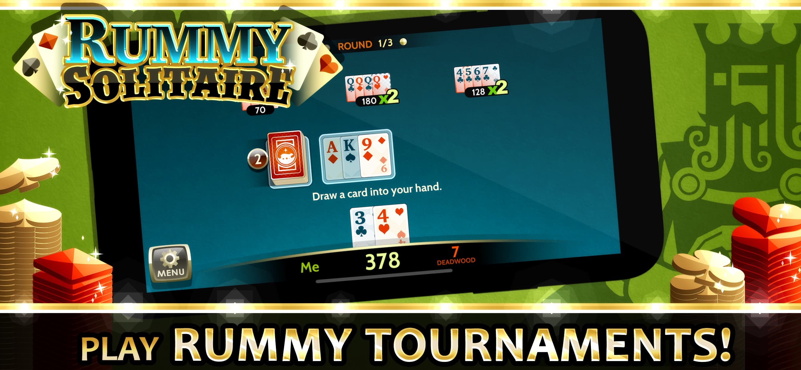 Rummy Solitaire screenshot 1 - screenshot