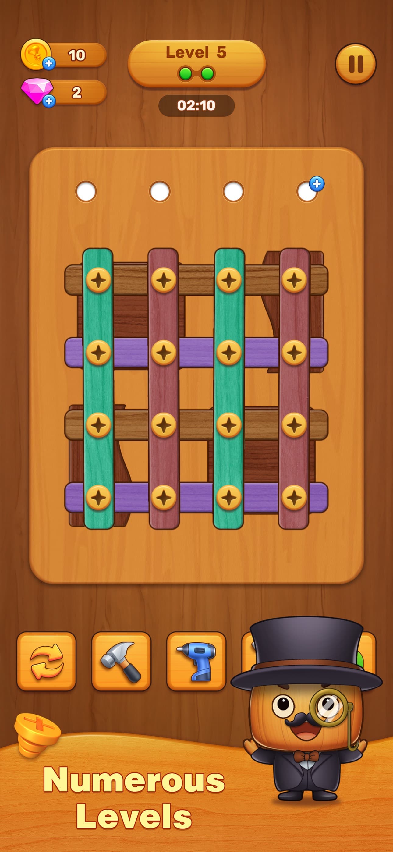 Wood Screw - Nuts & Bolts screenshot 7 - screenshot