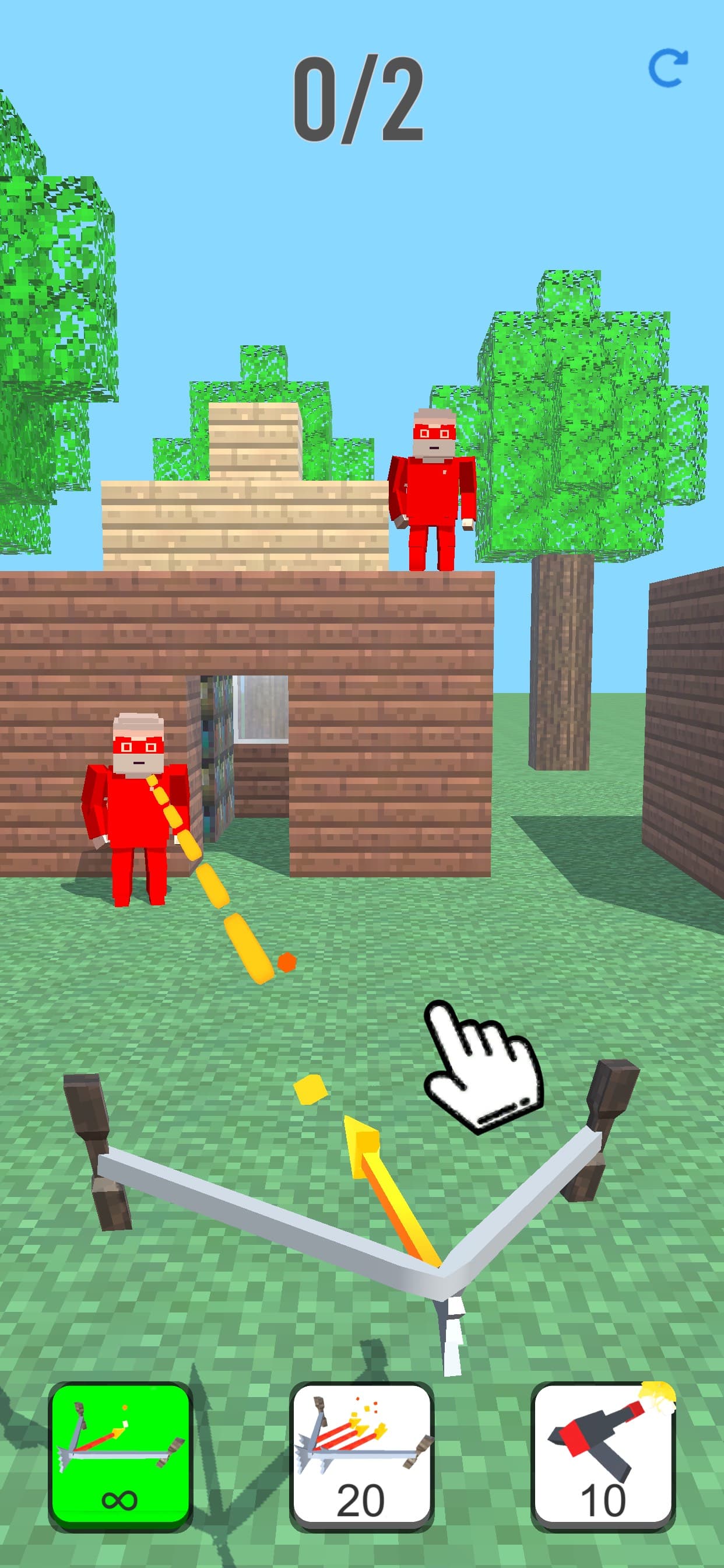 Burn it Down! 3D Pixel Game screenshot 1 - screenshot