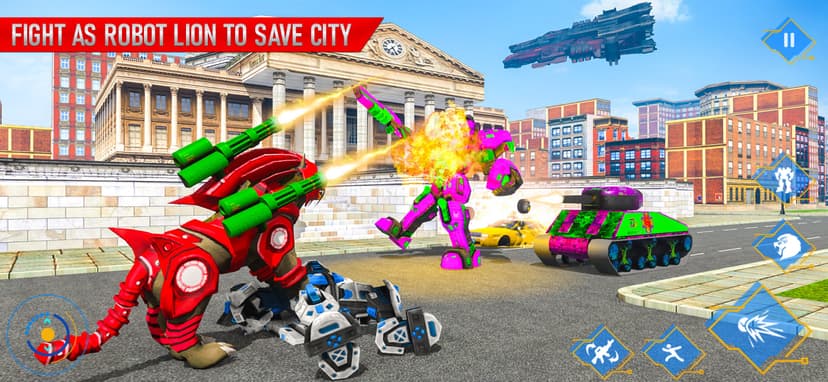 Lion Tank Alien Army Attack screenshot 8 - screenshot
