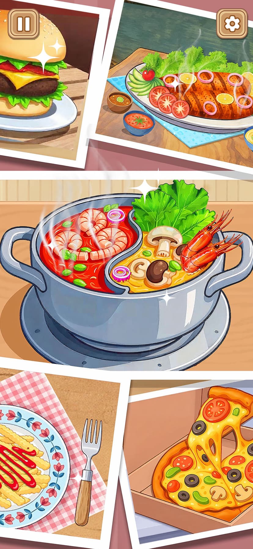 Crazy Kitchen Set Cooking ASMR screenshot 1 - screenshot