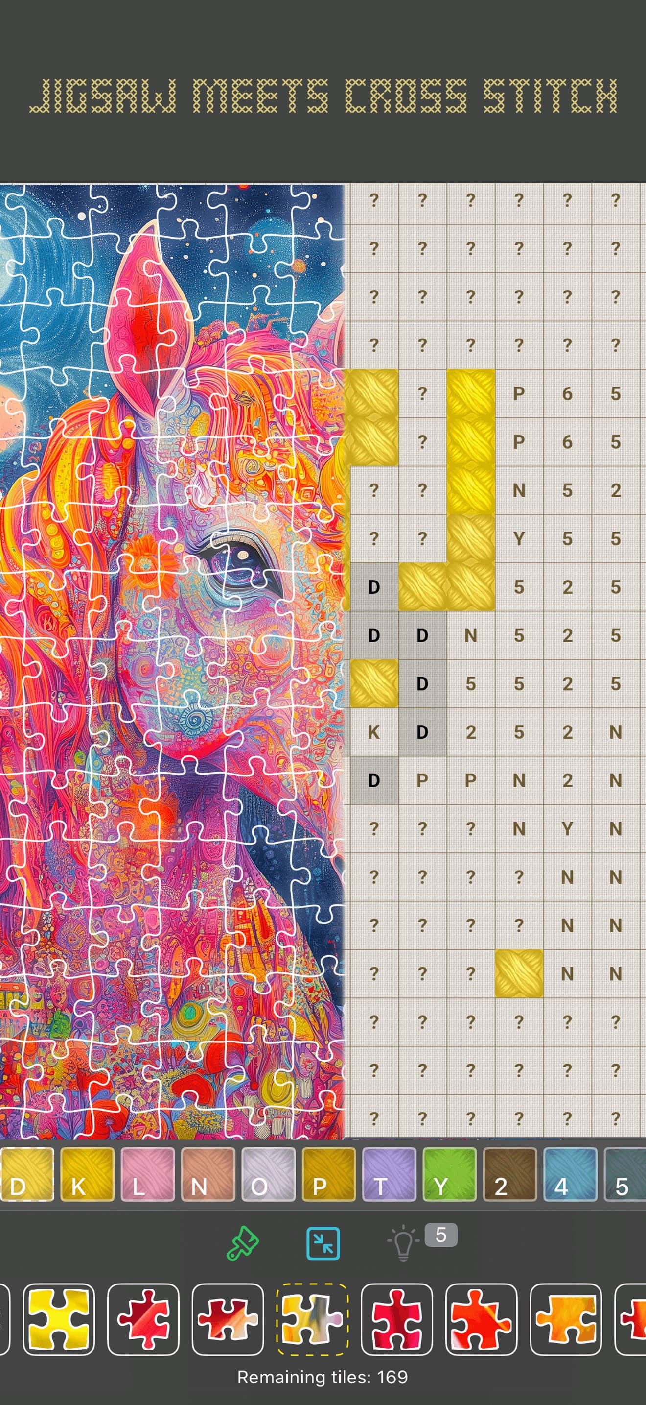 Jigsaw & Cross Stitch screenshot 1 - screenshot