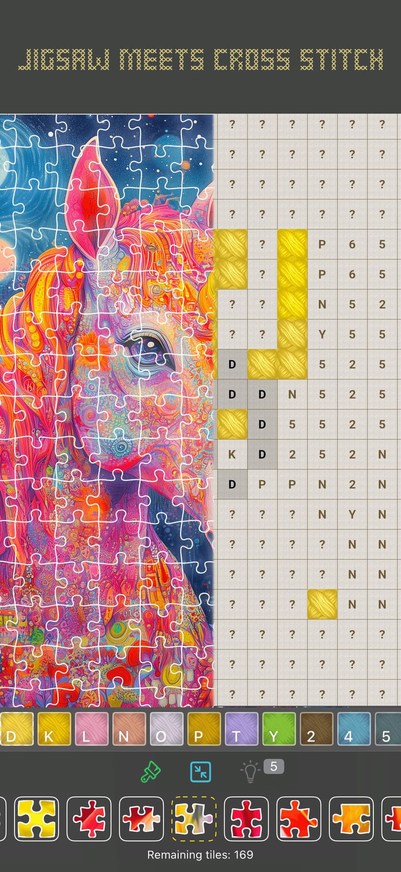 Jigsaw & Cross Stitch screenshot 1 - screenshot