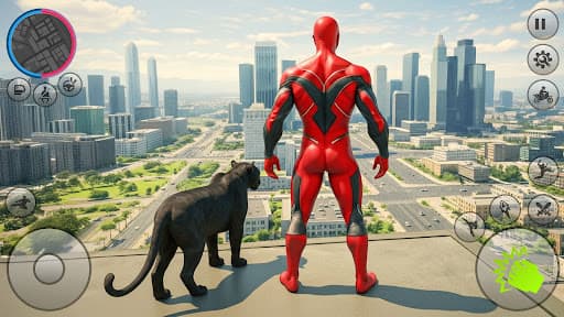 Spider Hero Flying City Rescue screenshot 4 - screenshot