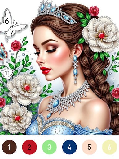 Gown Color by Number Book screenshot 11 - screenshot