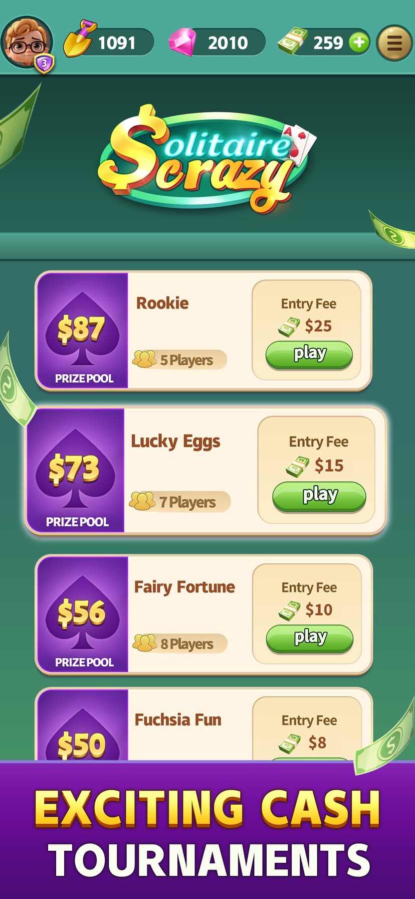 Solitaire Crazy: Win Real Cash screenshot 5 - screenshot