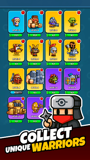 Tiny Warriors Rush - Idle TD screenshot 2 - screenshot