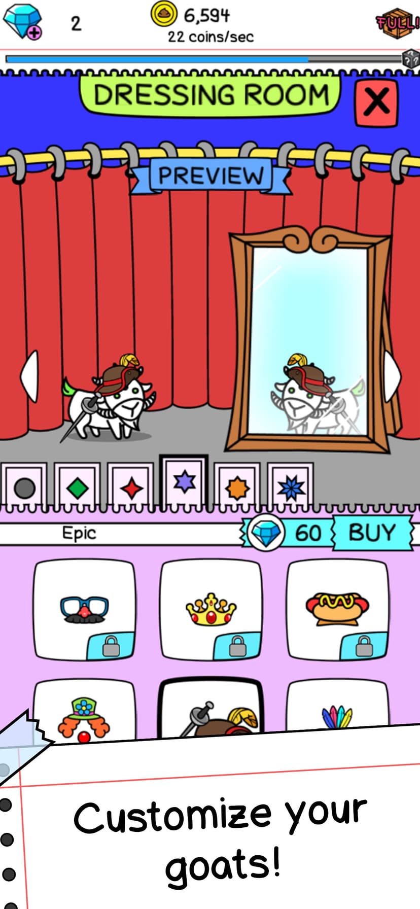 Goat Evolution: Evolve & Merge screenshot 3 - screenshot