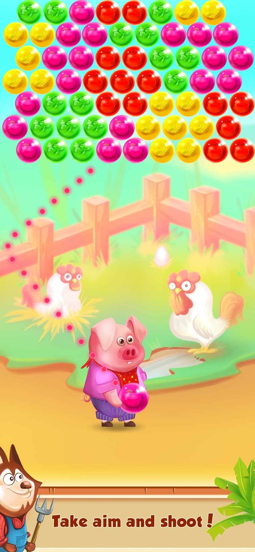 Bubble Shooter - Farm Pop Game screenshot 1 - screenshot