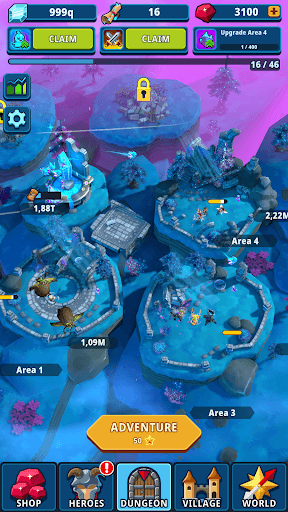Idle Dungeon Manager - PvP RPG screenshot 8 - screenshot