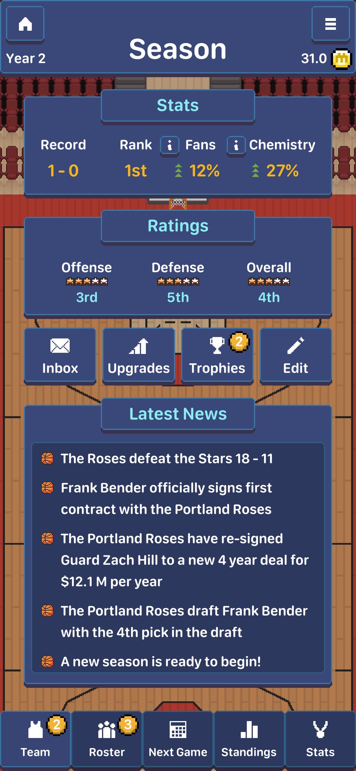 Hoop League Tactics screenshot 6 - screenshot