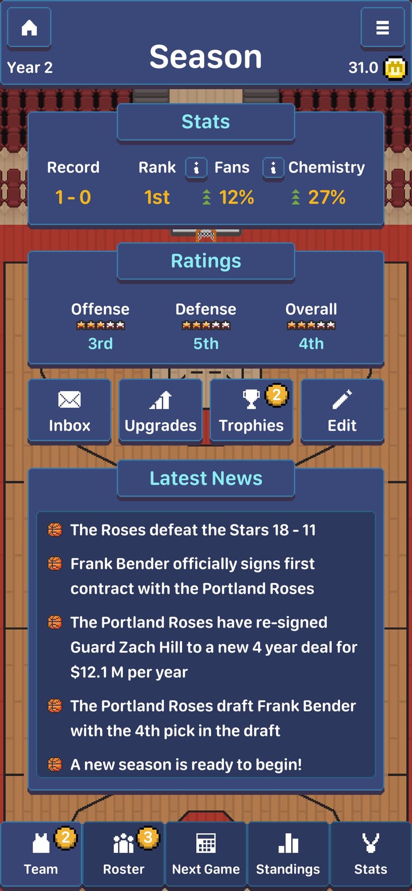 Hoop League Tactics screenshot 6 - screenshot
