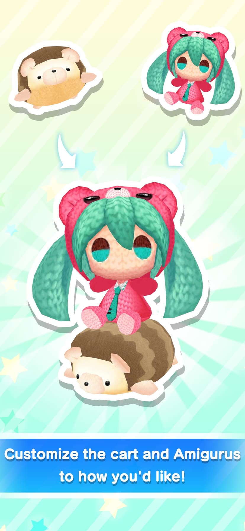 Hatsune Miku Amiguru Train screenshot 4 - screenshot