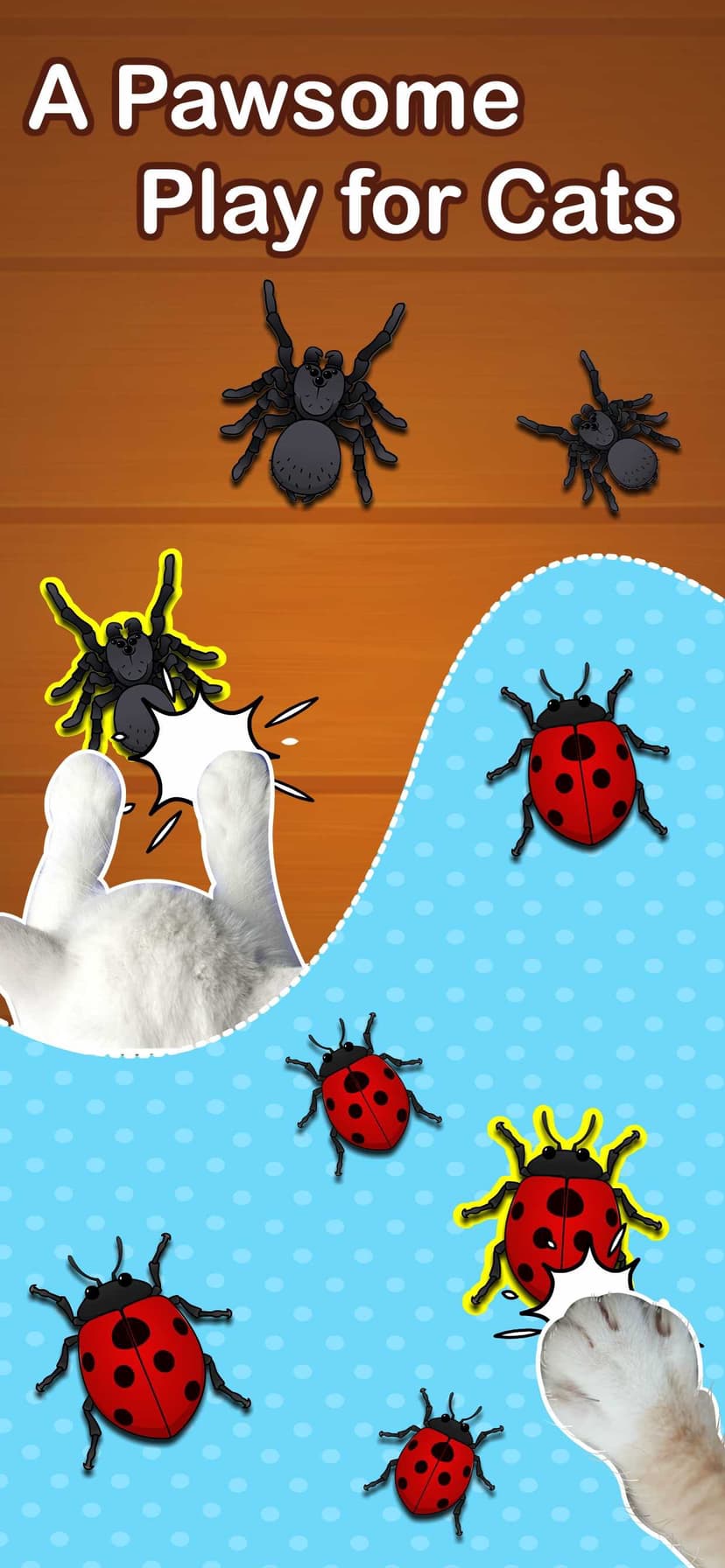 Cat Games for Cats: Bug Smash screenshot 5 - screenshot