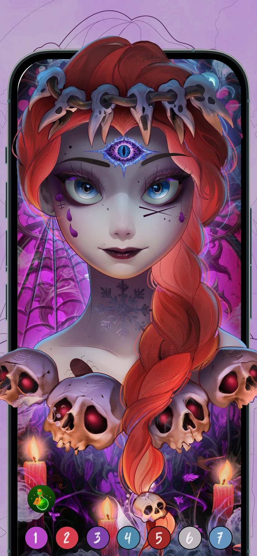 Dark Color: Paint by Number screenshot 6 - screenshot