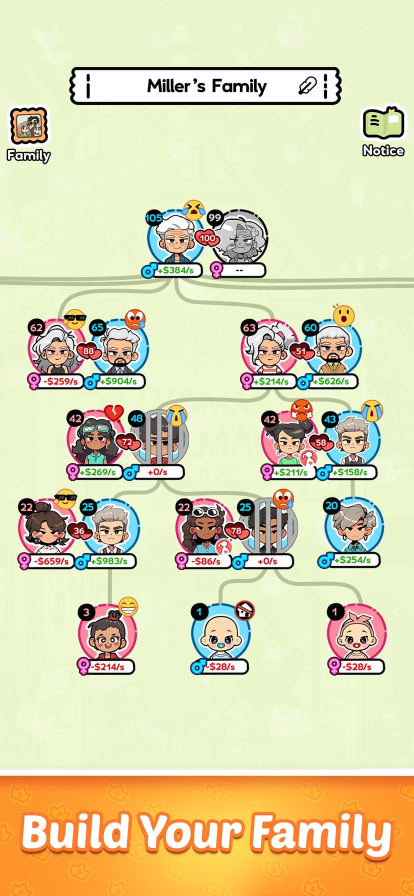 Family Go! - Lifetime Sim game screenshot 1 - screenshot