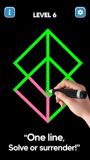 Line Drawing: No Lift Puzzle screenshot 5 - screenshot