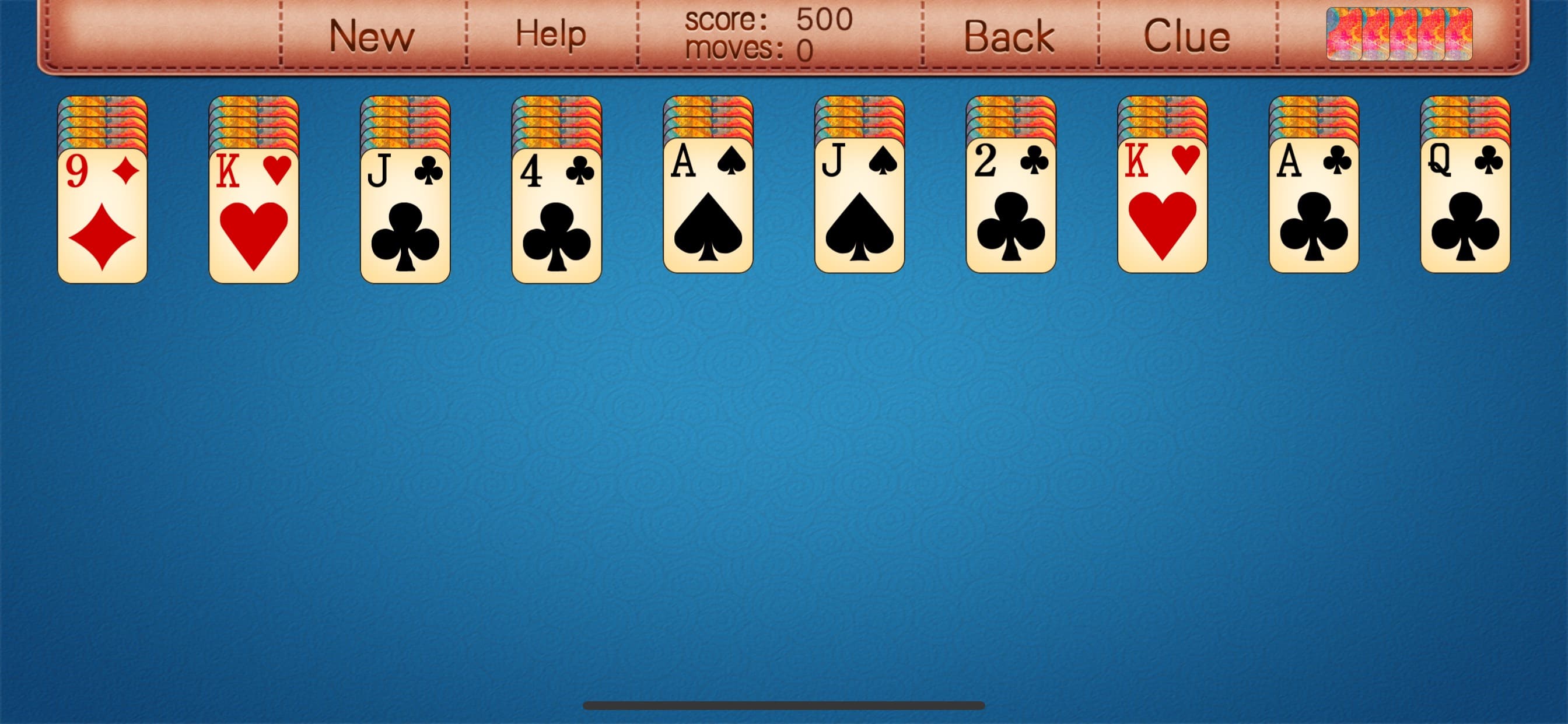 Classic Spider Solitaire HD screenshot 5 - screenshot