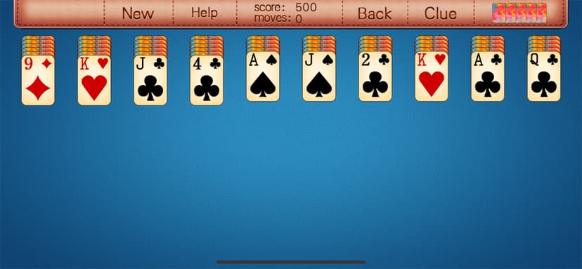 Classic Spider Solitaire HD screenshot 5 - screenshot