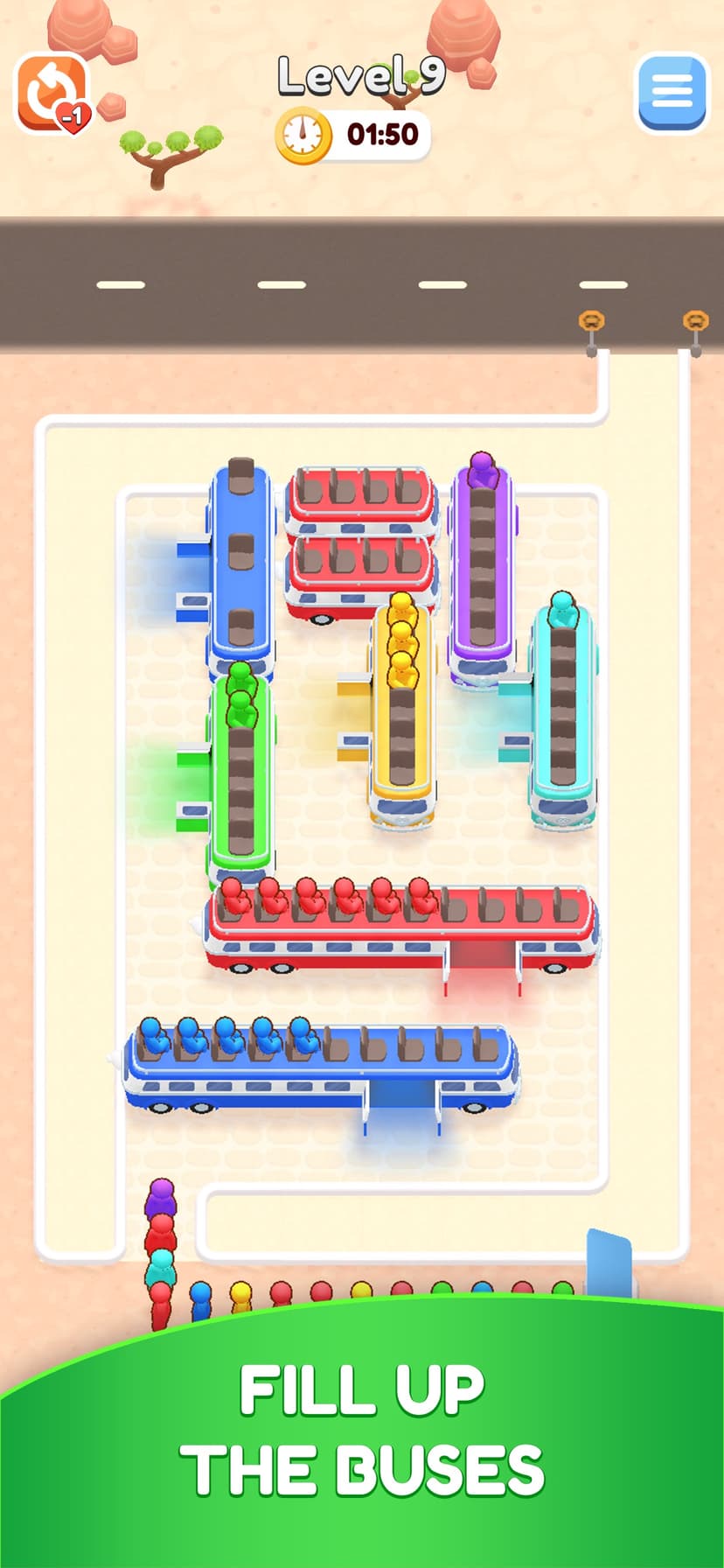 Bus Puzzle: Parking Jam screenshot 1 - screenshot