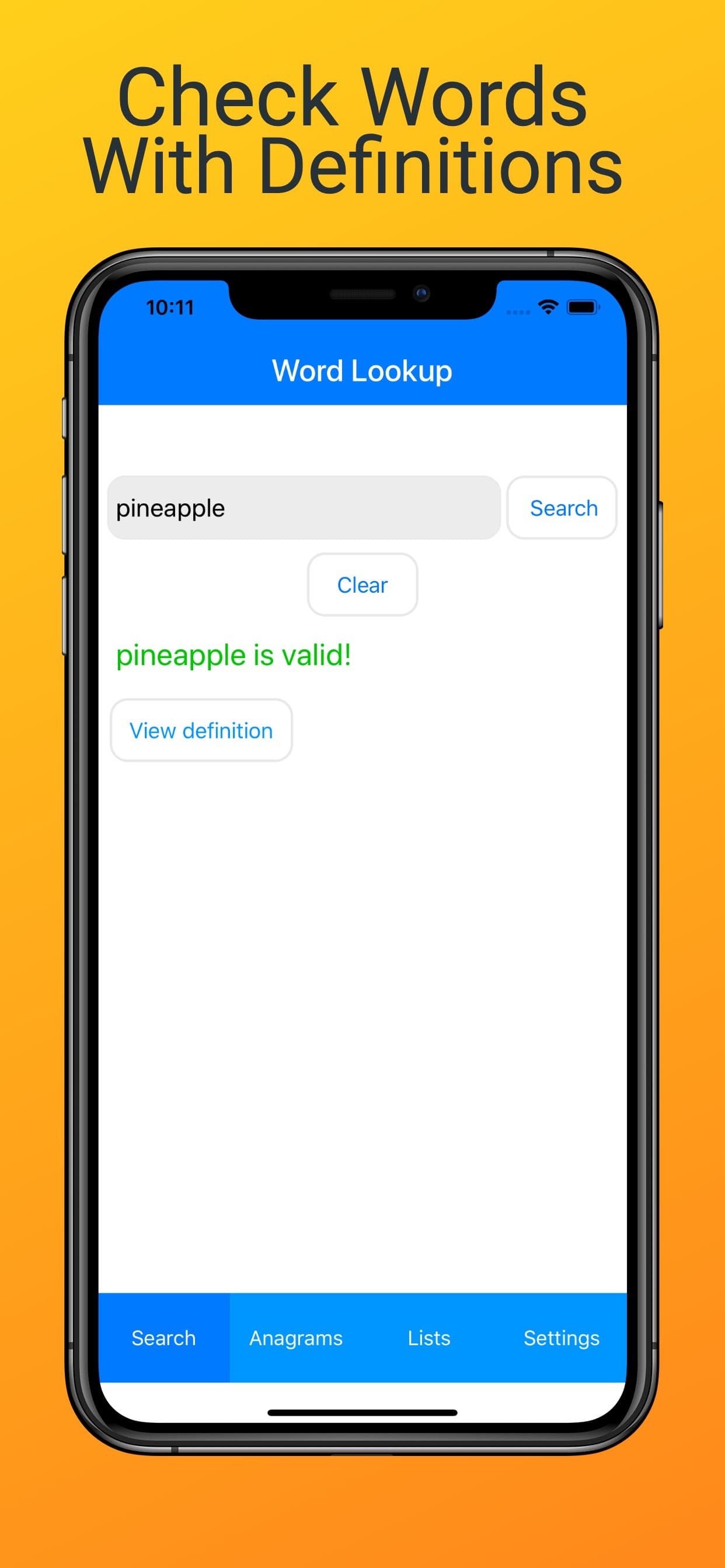 Word Checker (for Scrabble) screenshot 1 - screenshot