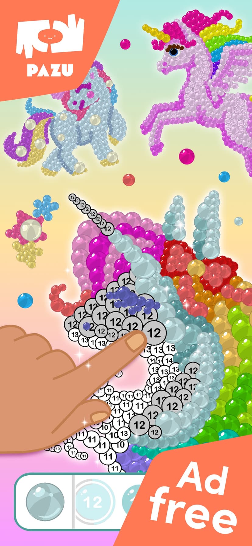 Color by number games for kids screenshot 3 - screenshot