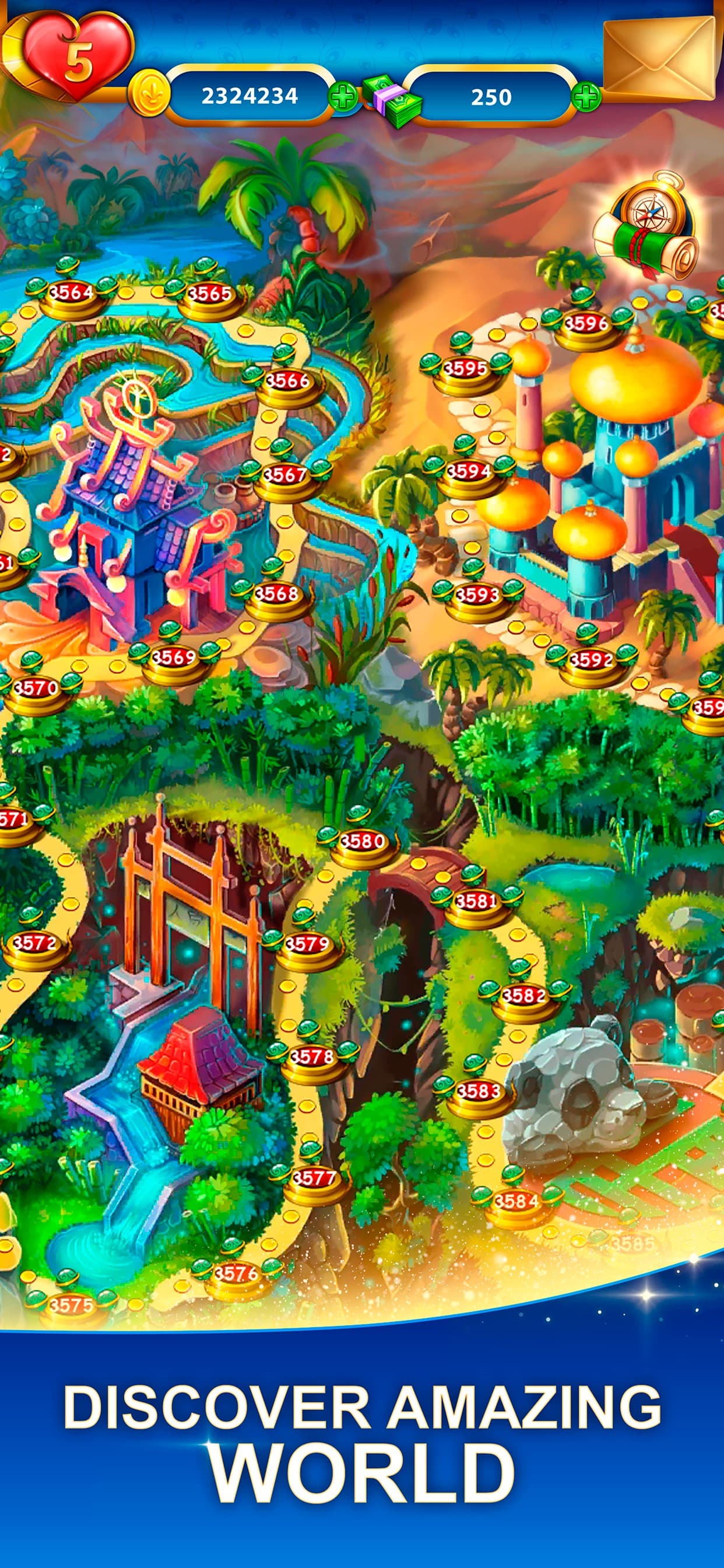 Lost Jewels - Match 3 Puzzle screenshot 1 - screenshot