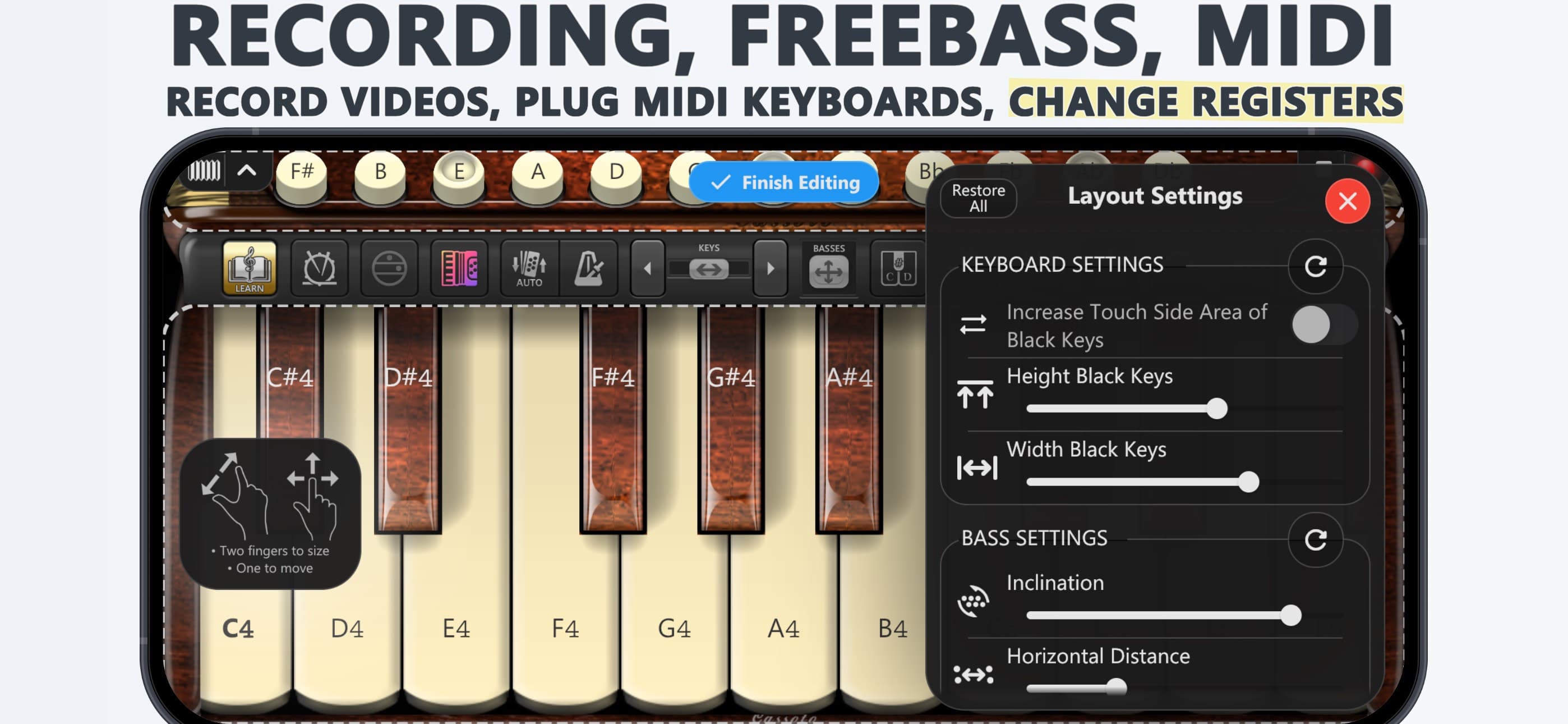 Accordion Piano Cassoto screenshot 6 - screenshot