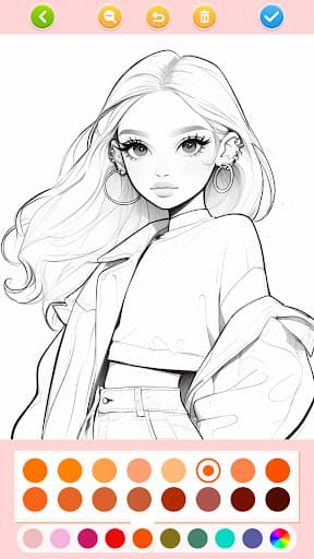 Doll Color: Princess Coloring screenshot 4 - screenshot
