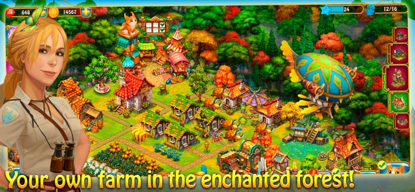 Charm Farm - Forest village screenshot 1 - screenshot