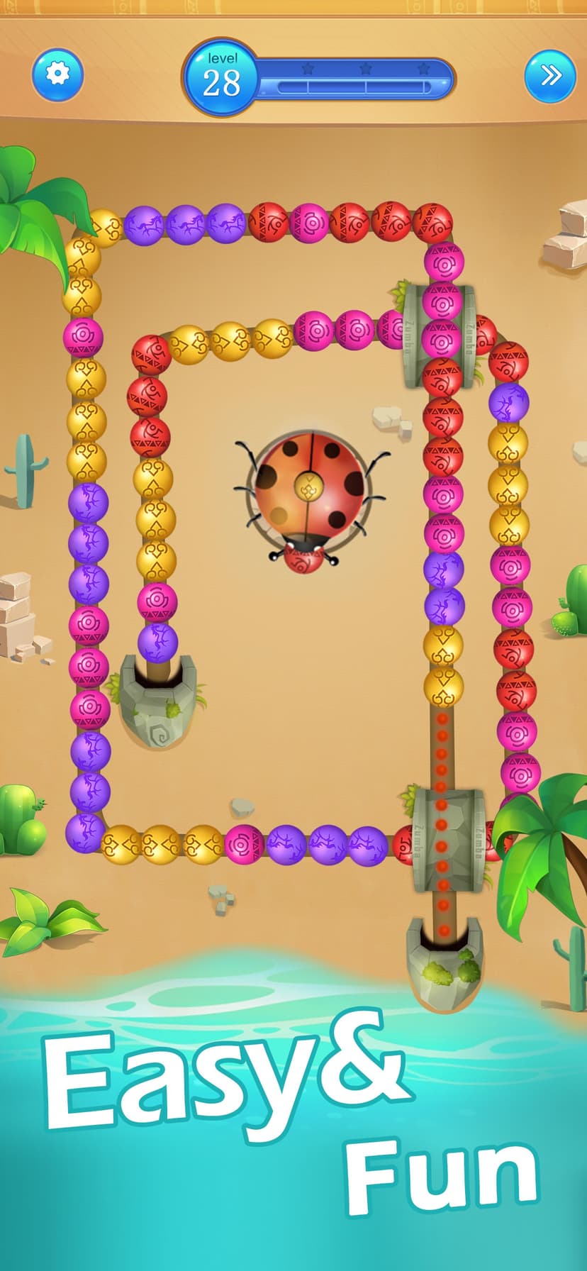 Marble Shooter:Zumba Classic screenshot 5 - screenshot