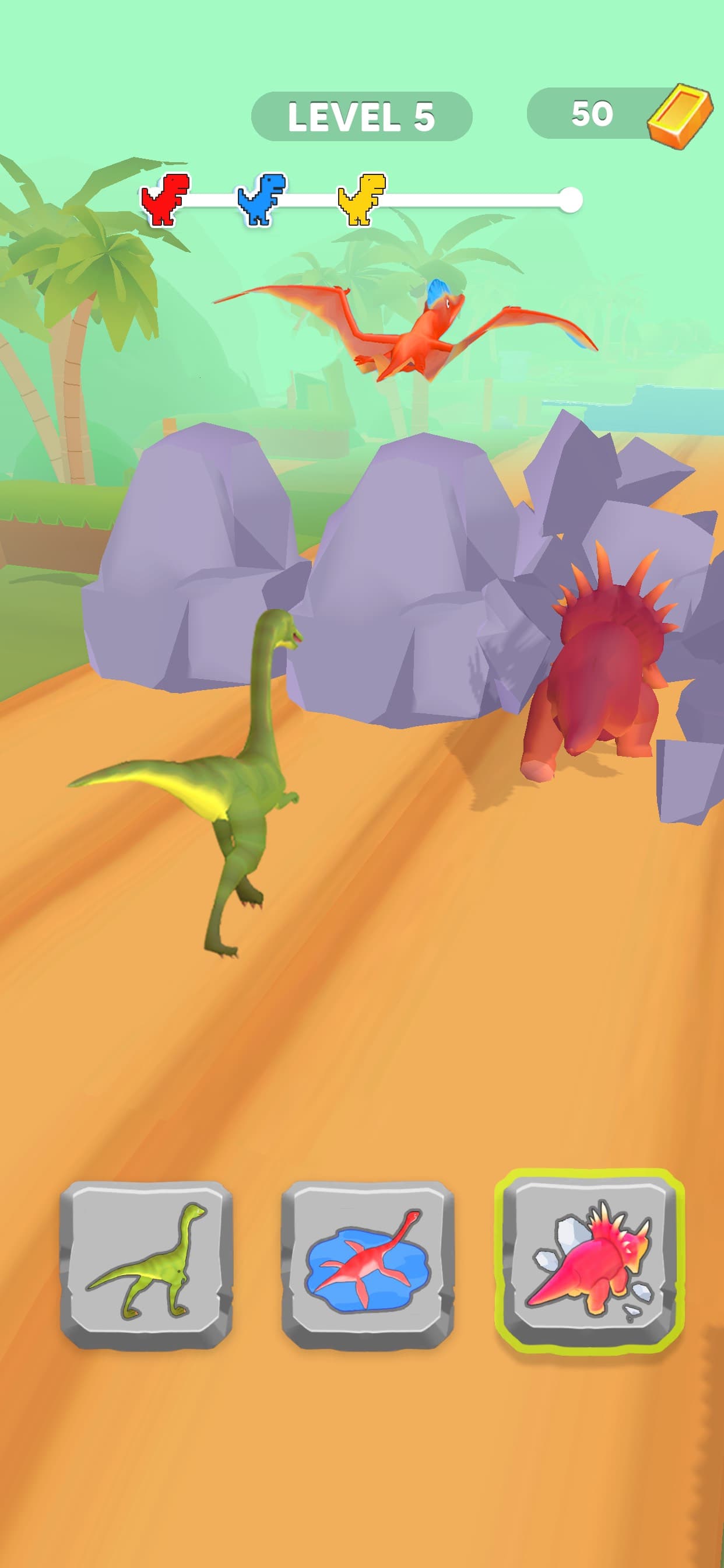 Dino Race: Dinosaur Games screenshot 1 - screenshot