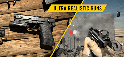 GUNSIM - 3D FPS Shooting Guns screenshot 1 - screenshot