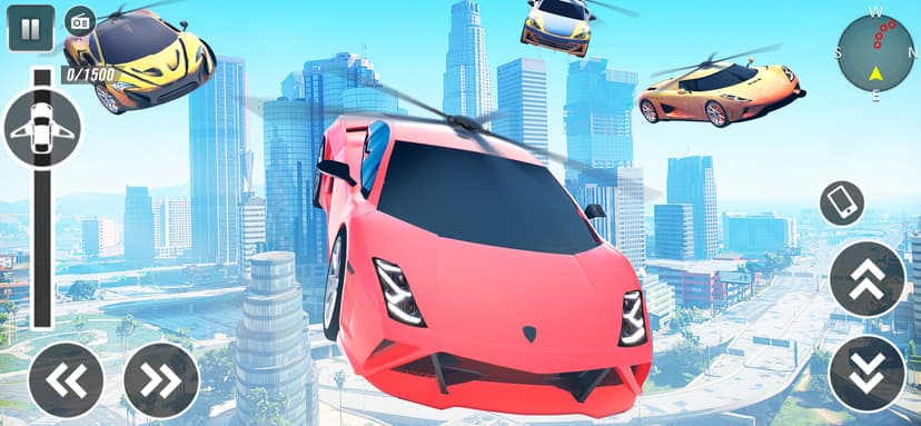 Flying Car: Robot Car Games screenshot 7 - screenshot