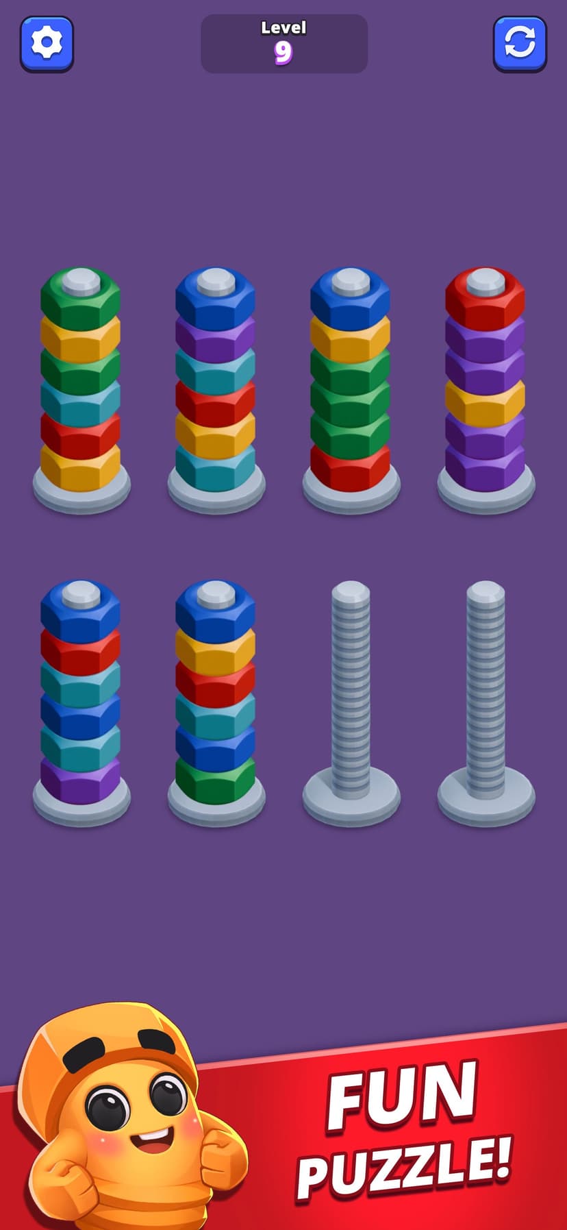 Nuts Sort Master™: Bolts Sort screenshot 1 - screenshot