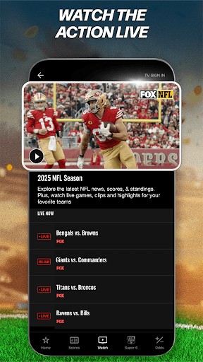 FOX Sports: Watch Live Games screenshot 3 - screenshot