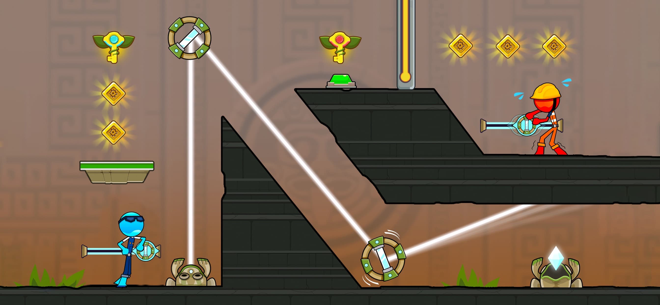 Fire and Water Stickman 2 screenshot 3 - screenshot
