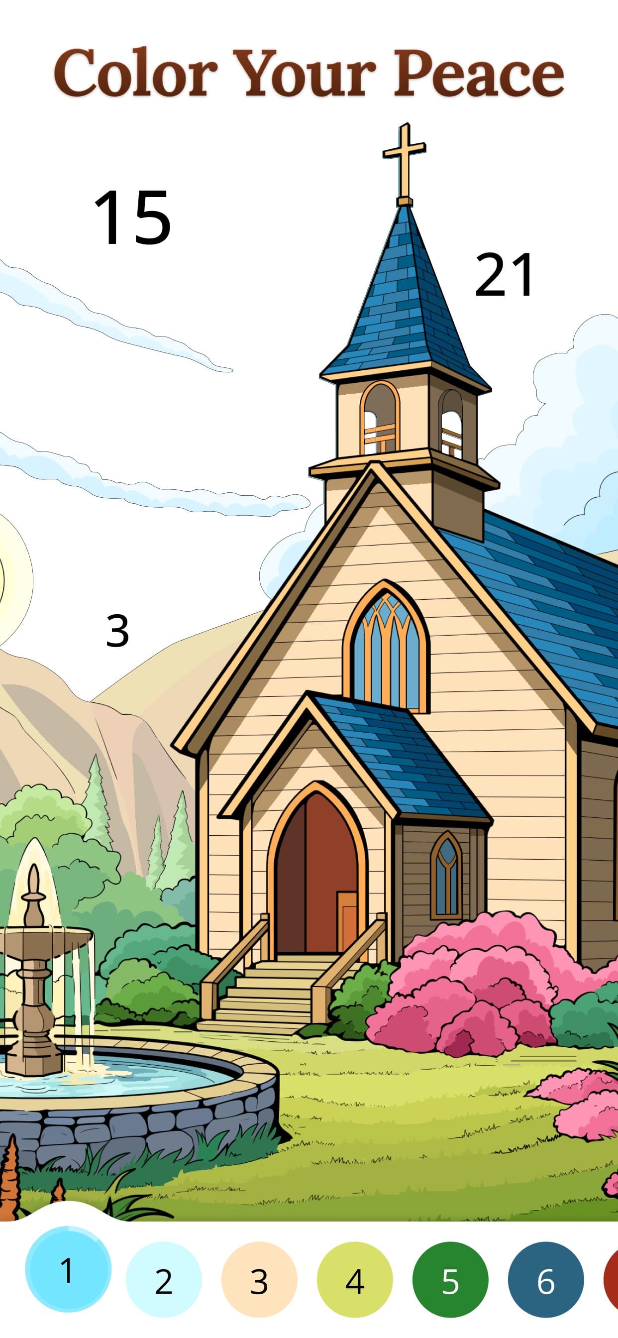 Bible Coloring Paint by Number screenshot 7 - screenshot