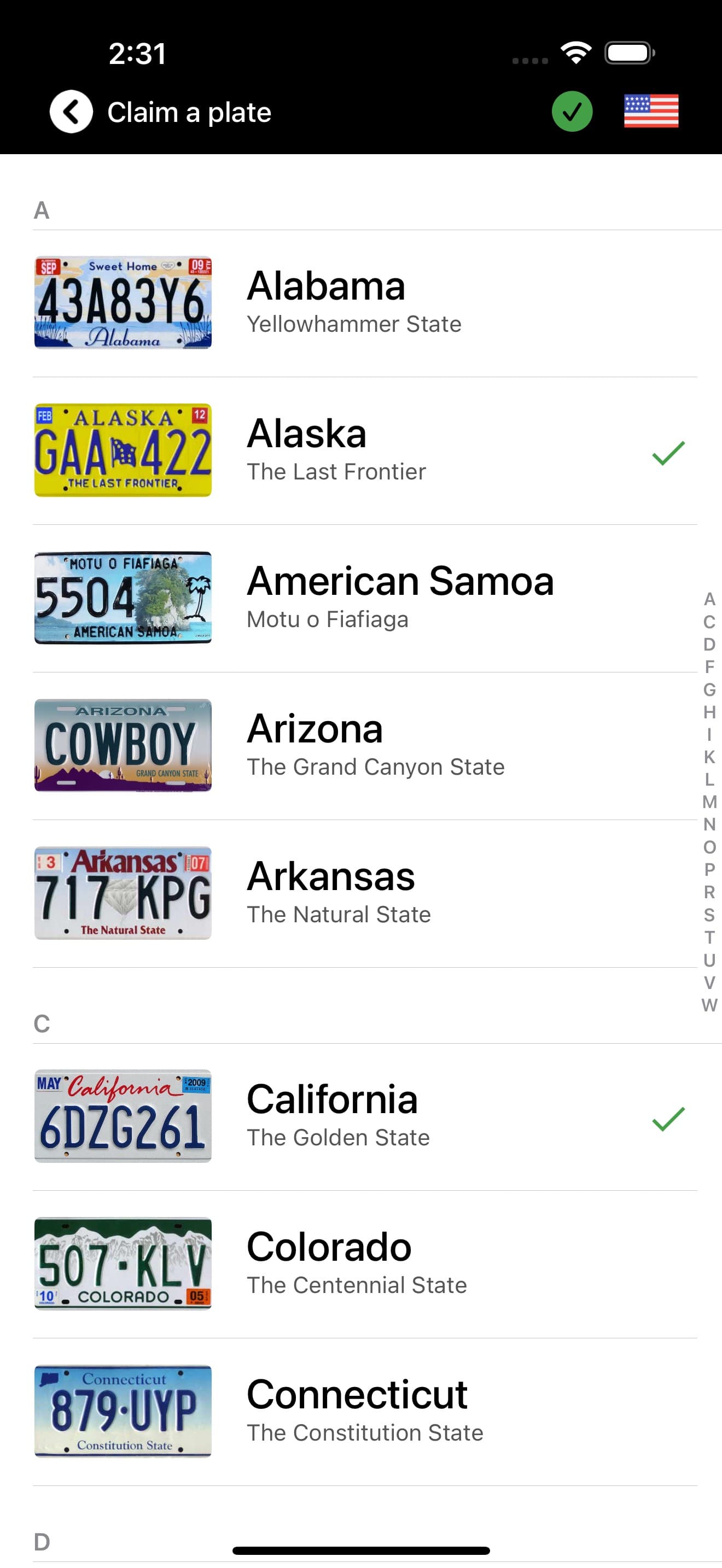 PlateSpot - License Plate Game screenshot 2 - screenshot